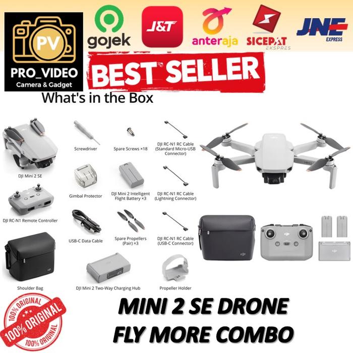 Gambar Mini 2 SE Drone - Fly More Combo Edition - Combo dari Pro videobdg undefined Tokopedia