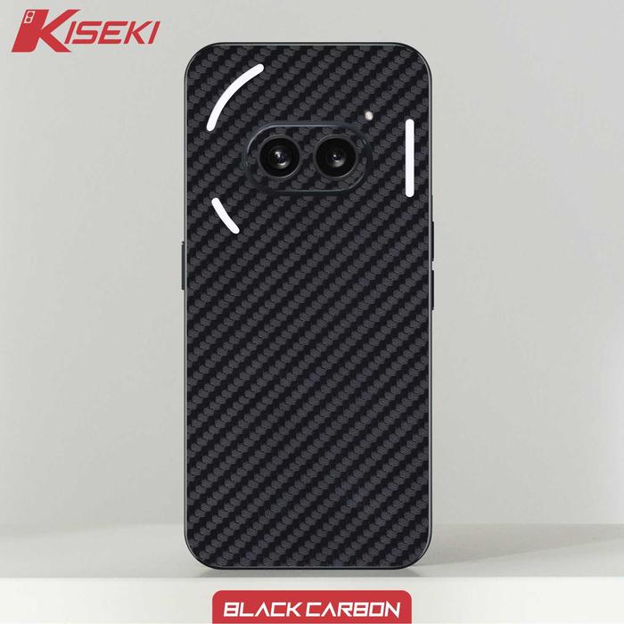 Gambar Kiseki Skin Nothing Phone 2a  di Back Case Only Carbon Leather Gambar Custom - Black carbon dari Kiseki Skin undefined Tokopedia