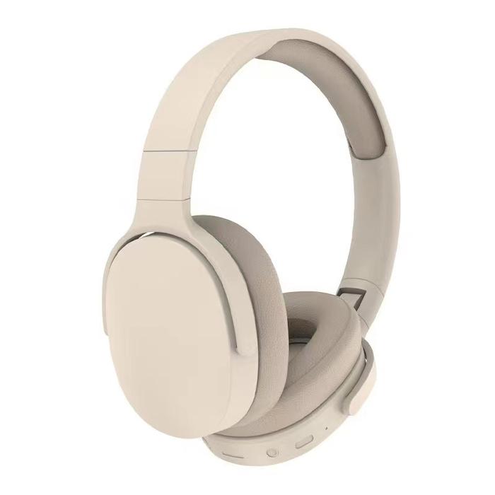 Gambar Headphone Bluetooth Super Bass Hifi Stereo Music 6D Socking Bass Support Memory Card Kabel AUX Wireless Headphones With Microphone HiFi Stereo Earphone Bluetooth 5.0 With Aux Cable - Beige dari Gunapart undefined Tokopedia