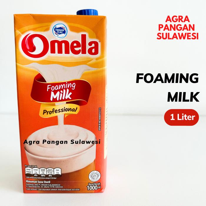 Gambar Susu Omela Foaming Milk UHT Full Cream Milk Latte Frisian Flag Kopi Cappucino 1L | 1 Liter 1000 ml dari Agra Pangan Sulawesi undefined Tokopedia