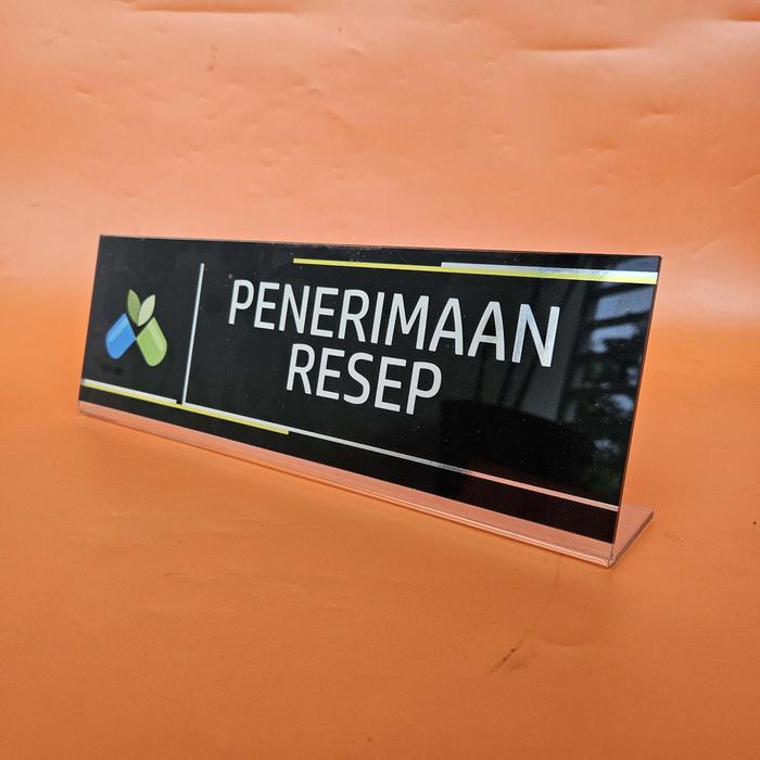 Gambar Akrilik Lipat Penerimaan Resep dan Penyerahan Obat (1 paket) - Pnrmaan Resep dari Sahabat Sejasa undefined Tokopedia