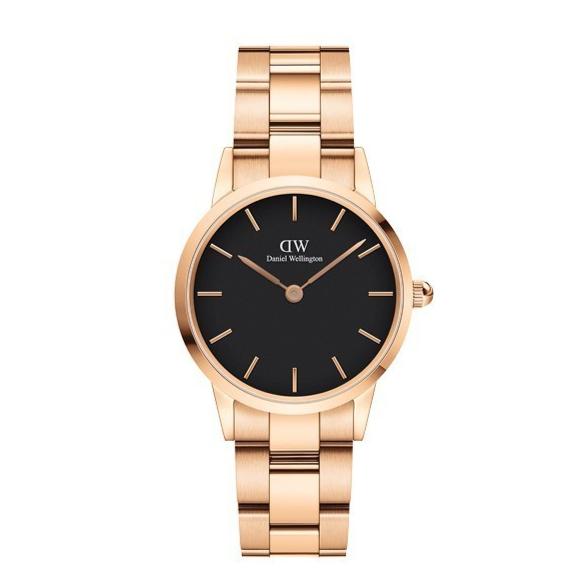 Daniel Wellington 腕時計 ICONIC LINK 36 ブラック DW00100210 Promo Daniel Wellington Iconic Link 36 RG Black DW00100210