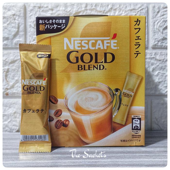 Gambar Nescafe Gold Blend Coffee Japan Sachet - Latte dari The Sachets undefined Tokopedia