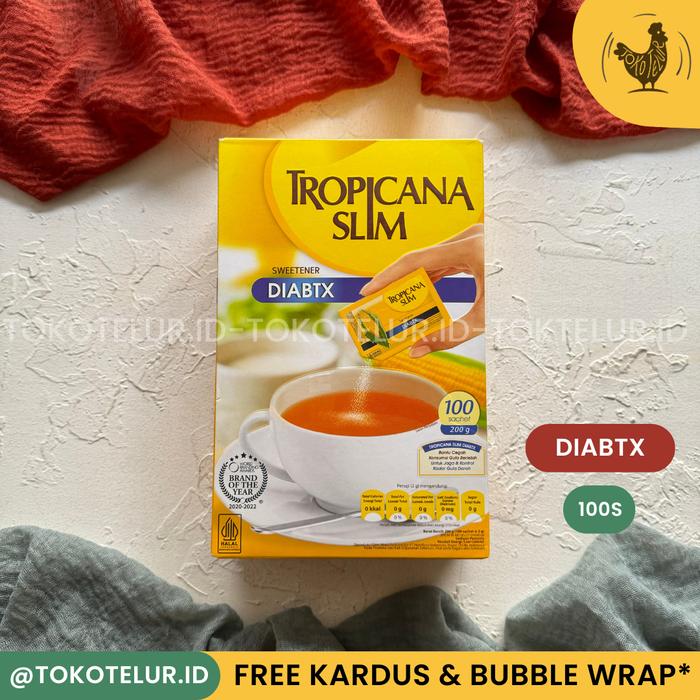 Gambar TROPICANA SLIM - Sweetener Diabtx - Classic Pemanis Bantu Batasi Gula - DIABTX-100 dari TokTel ID undefined Tokopedia