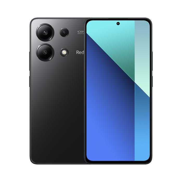 Gambar XIAOMI REDMI NOTE 13 4G RAM 8GB 256GB - BLACK - IP54 - SNAPDRAGON 685 - AMOLED 120Hz - TRIPLE CAMERA 108MP - 5000mAh 33W - RESMI TAM - Midnight Black, RAM 8GB/ 128GB dari Tmobile itc bsd undefined Tokopedia