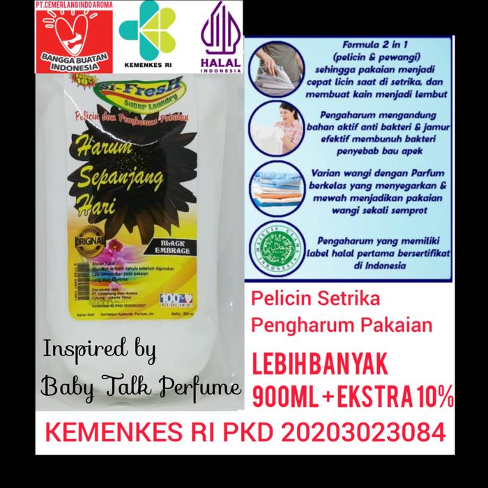 Gambar pelicin dan pewangi freshly parfum baju pakaian super laundry loundry - MAWAR HITAM dari warung wangi by fatema undefined Tokopedia
