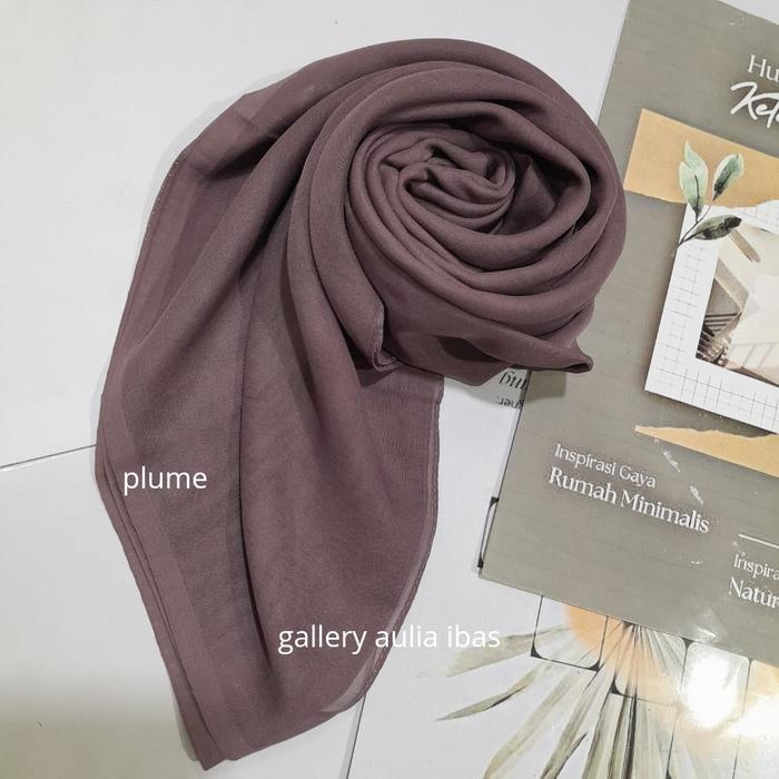Gambar HIJAB SEGIEMPAT PARIS JAPAN HAIRA 2 / PARIS JEPANG PREMIUM - plume dari Gallery_auliaibas Lt.D2 Blok D.28 undefined Tokopedia