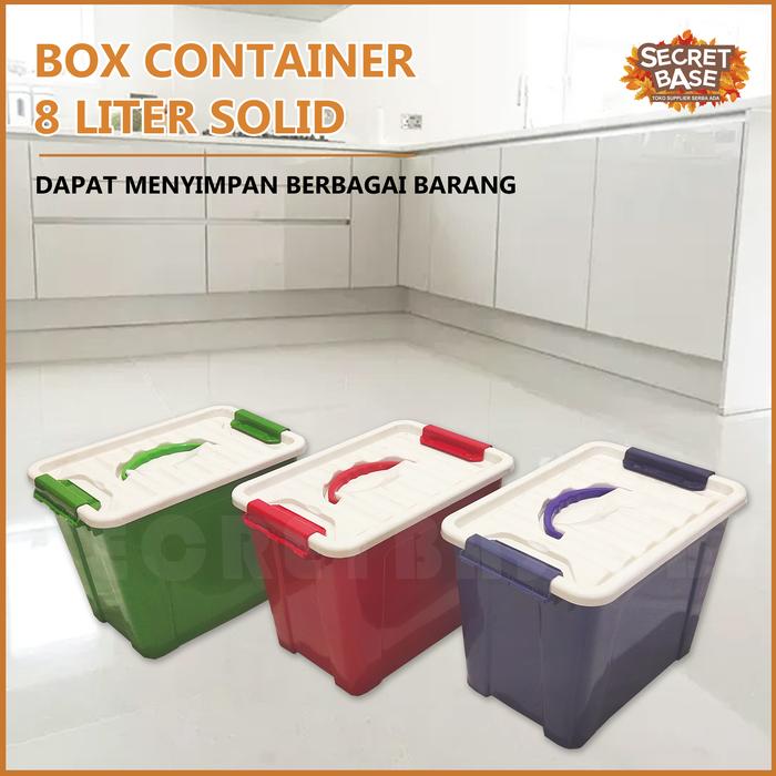 Promo BOX CONTAINER 8 LITER - Pegangan / Box Serbaguna 8L - Random ...