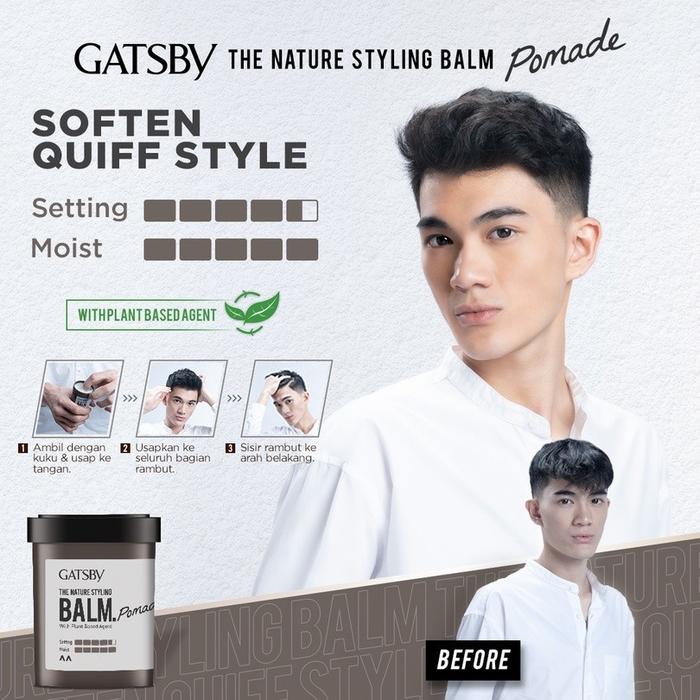 Gambar Gatsby The Nature Styling Balm Series 75g Clay | Cream | Pomade - Pomade dari Mega Beauty Fashindo undefined Tokopedia