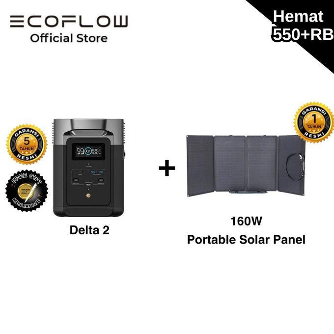 Gambar EcoFlow DELTA 2 1024Wh 1800W Power Station Solar Generator Camping - +SPP 160W dari Haryantotehnik undefined Tokopedia