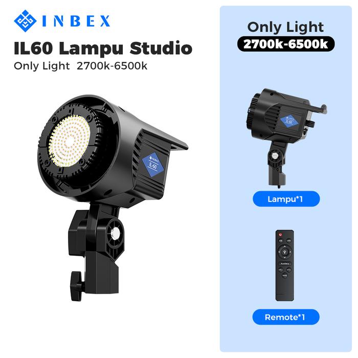 Gambar INBEX IL60 Lighting Studio 60W Kontent Kreator Lampu Portabel Studio Mini Lighting Foto - IL60 dari INBEX Official Store undefined Tokopedia