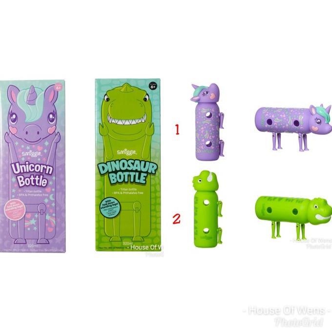 Gambar SMIGGLE STROLL CHARACTER DRINK BOTTLE - BOTOL MINUM SMIGGLE - Hijau dari dininurdini undefined Tokopedia
