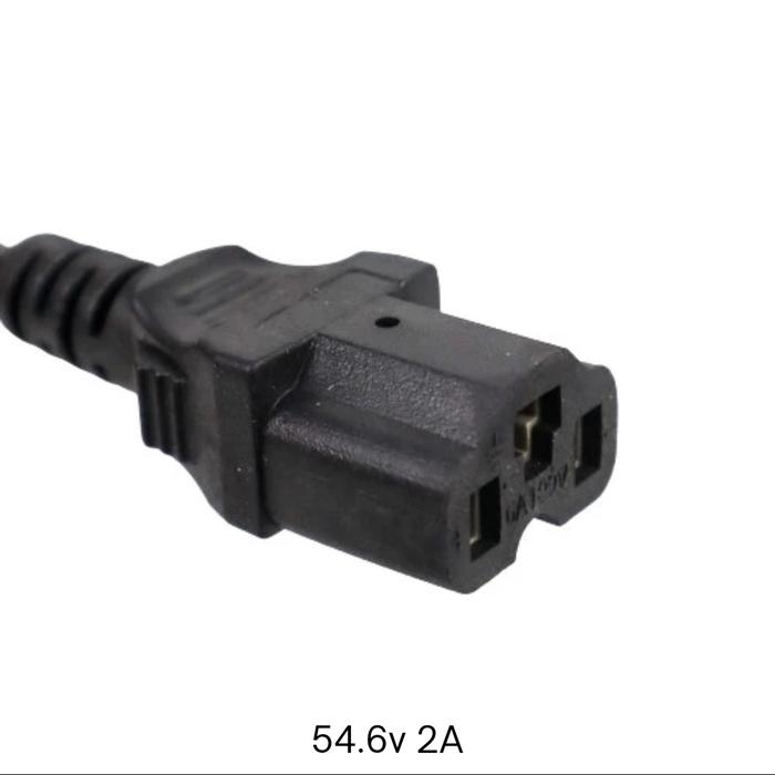 Gambar Charger baterai 48V sepeda listrik lithium 13S 54.6V 3A ebike - 2A IECpowercord dari Raffa id_NEW undefined Tokopedia