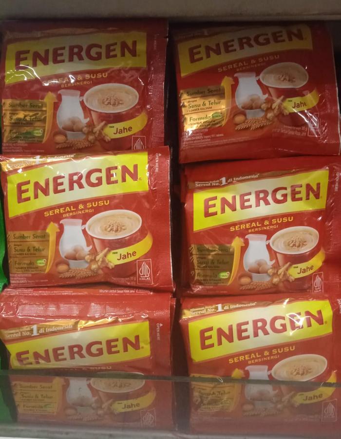 Gambar ENERGEN sereal Rasa JAHE 5 biji dari Laris Swalayan Temanggung undefined Tokopedia