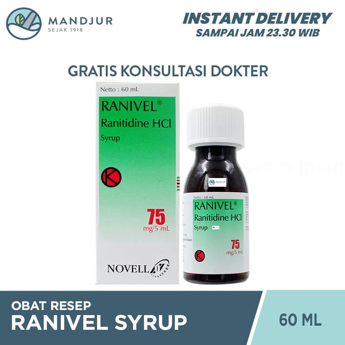 Gambar Ranivel Sirup 60 mL / Obat Asam Lambung & Gerd dari Apotekmandjurofficial undefined Tokopedia