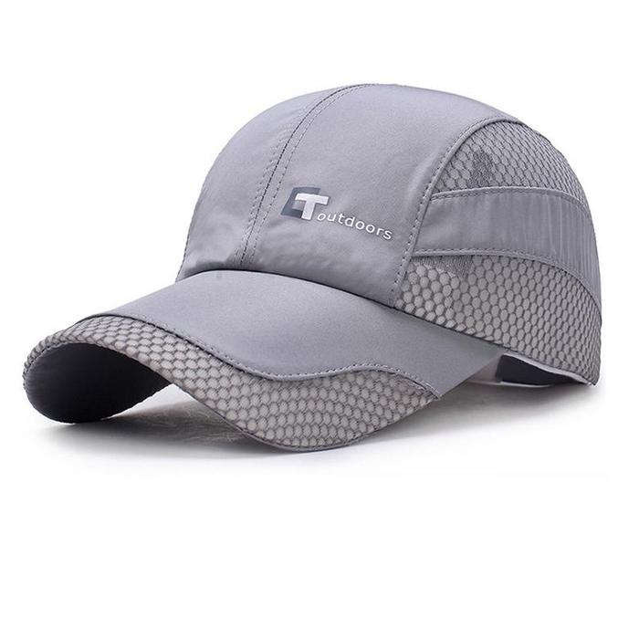 Gambar Baseball Cap : T-Outdoors - Topi Baseball Topi Quick Dry Topi Olah Raga Topi Pria Topi Wanita - GRAY dari serba35_ undefined Tokopedia