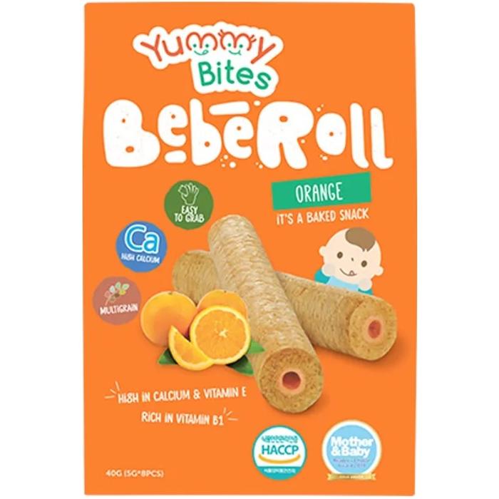Gambar YUMMY BITES BEBEROLL 40gr - Orange dari LittleMoon Baby &amp; Kids Store Rungkut undefined Tokopedia