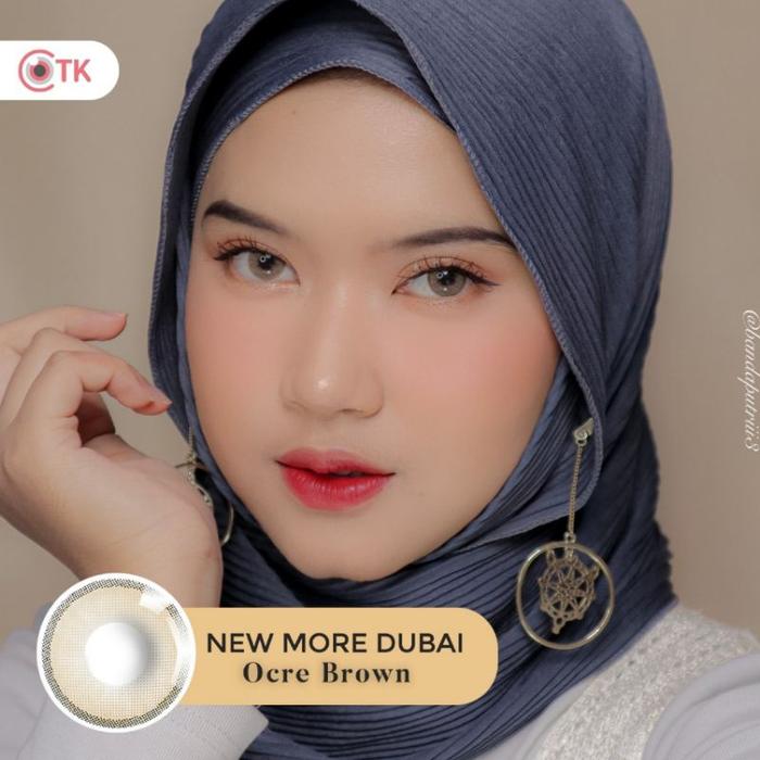 Gambar SOFTLENS NEW MORE DUBAI 14.5MM - OCRE BROWN NORMAL S/D -10.00 - OCRE BROWN, -3.00 dari LookShop undefined Tokopedia