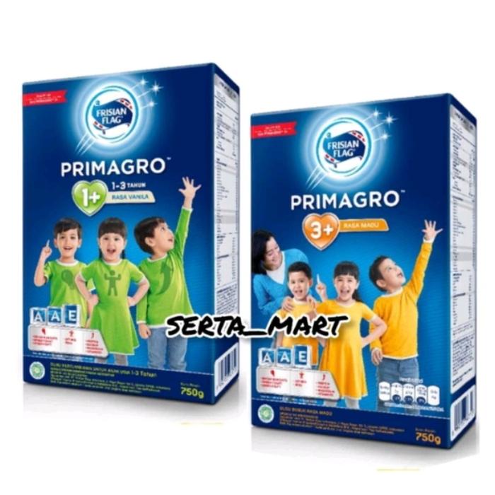 Gambar Frisian Flag Primagro 1+ Vanilla / 3+ Madu 360gr / 750gr - Susu Pertumbuhan Anak - 1+ Cokelat 360g dari sertamart undefined Tokopedia
