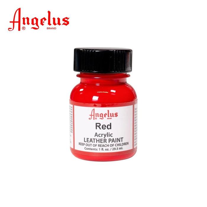 Gambar MURAH ANGELUS ACRYLIC LEATHER PAINT / CAT AKRILIK KULIT DARI ANGELUS 100% ORIGINAL TERSEDIA UKURAN 1OZ 29.5ML PERALATAN MELUKIS TERLARIS DARI BAS BALI ART SUPPLIES JAKARTA PART (2/3) - Red, 1oz dari Gerai Khalid Ahmed undefined Tokopedia
