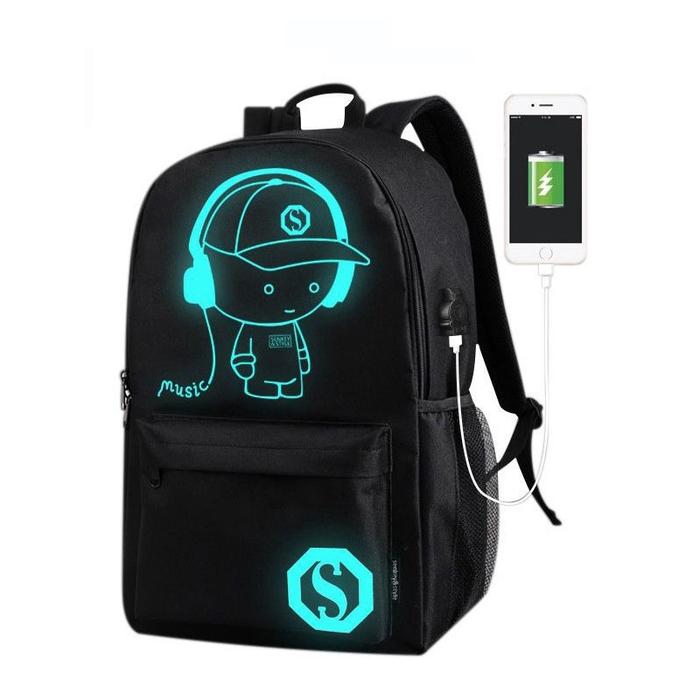 Gambar FREEKNIGHT Tas Ransel Stylish Backpack Pria Punggung USB TCR03 - Tipe B dari Freeknight undefined Tokopedia