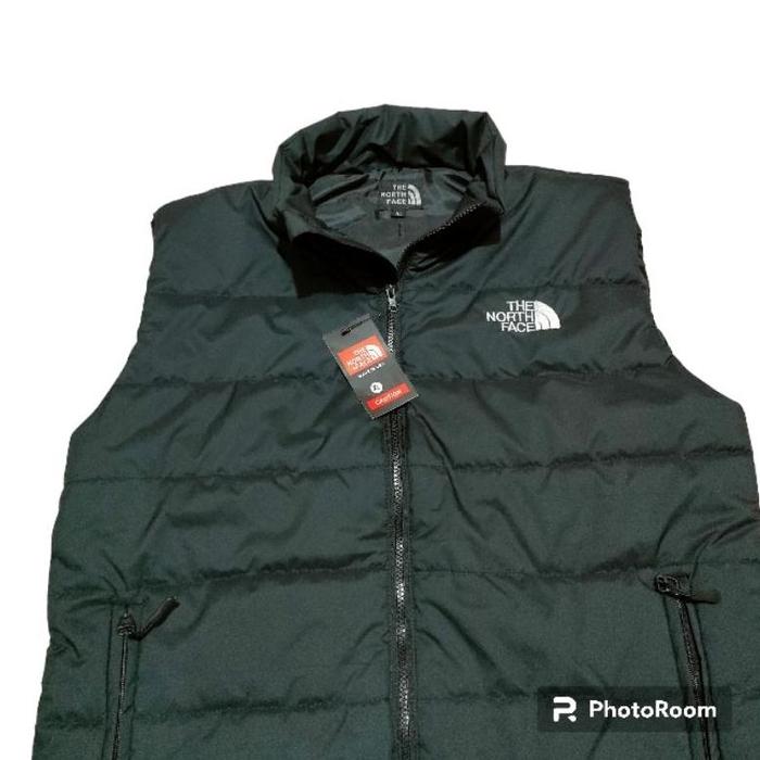 Gambar Vest Rompi TNF/Rompi Motor Pria Wanita/Rompi Parasit Dakron tebal/Rompi Logo TNF - Hitam, L dari tunggul wulung teknik undefined Tokopedia