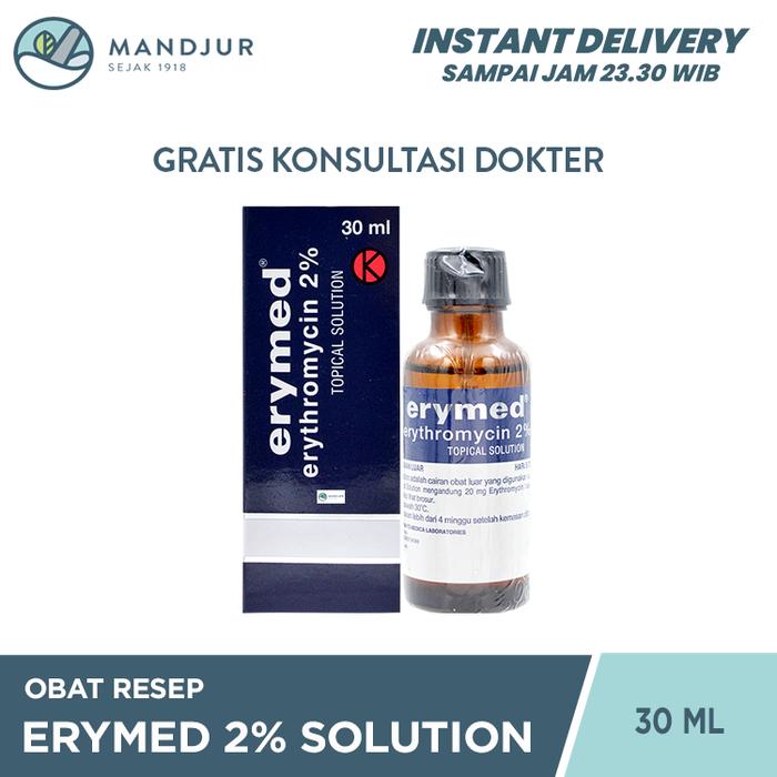 Gambar Erymed 2% Solution 30 ml / Infeksi Kulit dari Apotekmandjurofficial undefined Tokopedia