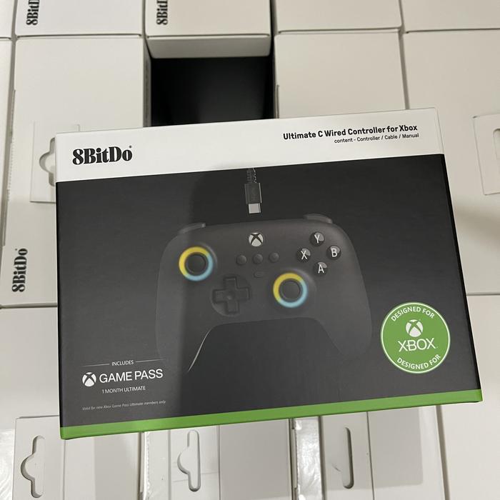 Gambar 8Bitdo Ultimate C Wired Gamepad Controller Hall Effect Joystick Xbox Series S / X / One Windows PC - DARK GREY dari Rocket Games undefined Tokopedia