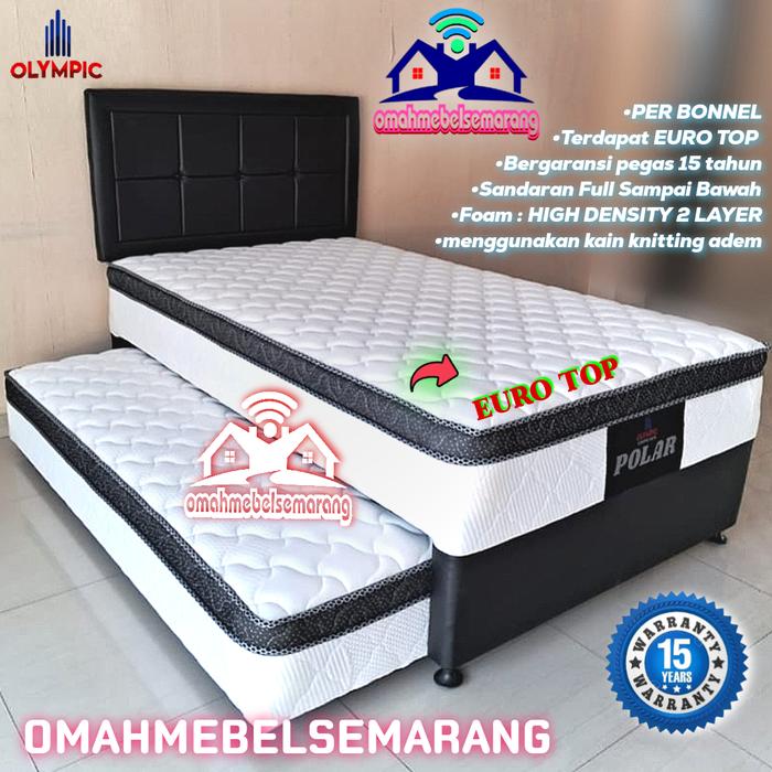 Jual Springbed 2in1 EURO TOP OLYMPIC POLAR Kasur Bed Sorong
