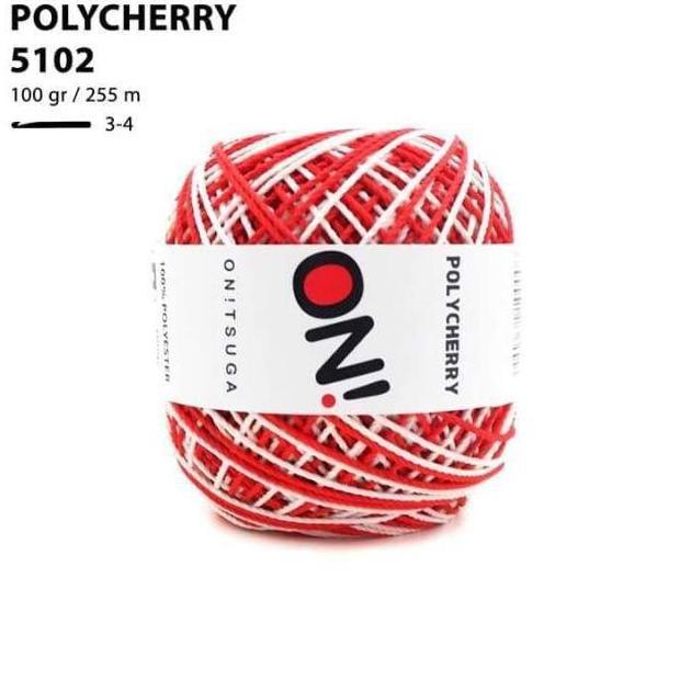 Gambar Benang Rajut Polycherry Sembur Polyester Onitsuga - 5102 dari new customisize undefined Tokopedia