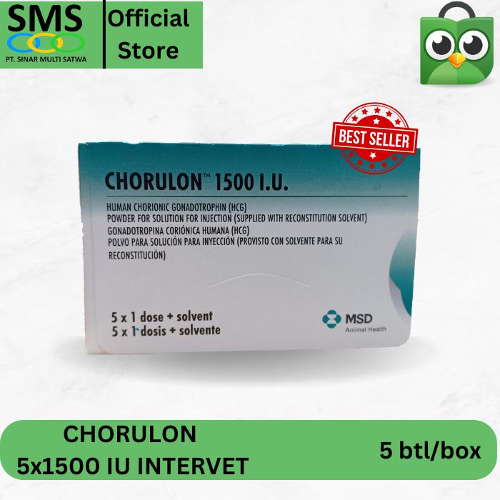 Jual HCG CHORULON 5x1500 IU Intervet - Kab. Tangerang - SMS Aqua ...