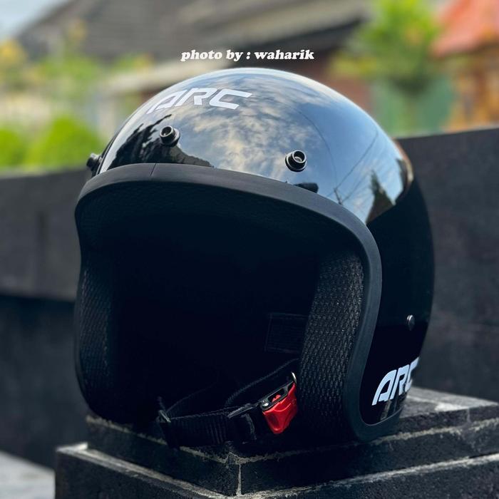 Gambar Helm Bogo ARC + Kaca Original - Hitam, M dari scooterhelmet x gungariwijaya undefined Tokopedia
