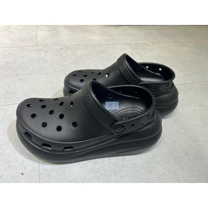 Gambar CROCS CLASSIC CRUSH CLOG ORIGINAL 100%(free jibbitz + tas crocs) - Hitam, 34/35(w5) dari glasswall undefined Tokopedia
