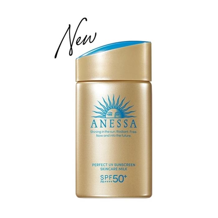 Gambar Anessa Sunscreen Perfect UV Sunscreen Skin Care Milk SPF 50+ PA++++ 60ml - Sunblock Wajah Kulit Normal / Berminyak - Baru 60 ml dari Lotte DutyFree undefined Tokopedia