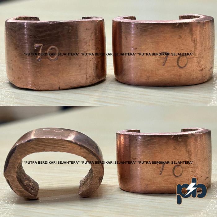 Gambar Klem C Grounding / C - Clamp CU / Klem C Untuk Grounding - 70 mm dari Putra Berdikari Sejahtera undefined Tokopedia