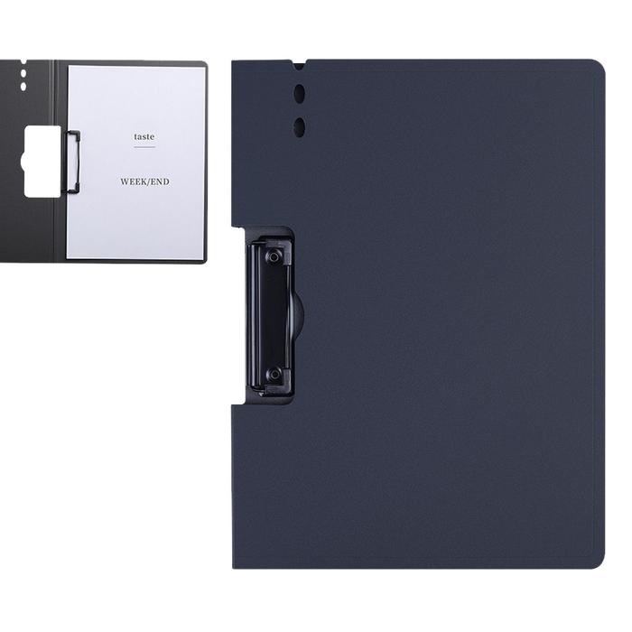 Gambar Papan Jalan A4 Papan Ujian Clipboard Cover With File Organizer A4 - Black dari Supercy-Mall undefined Tokopedia