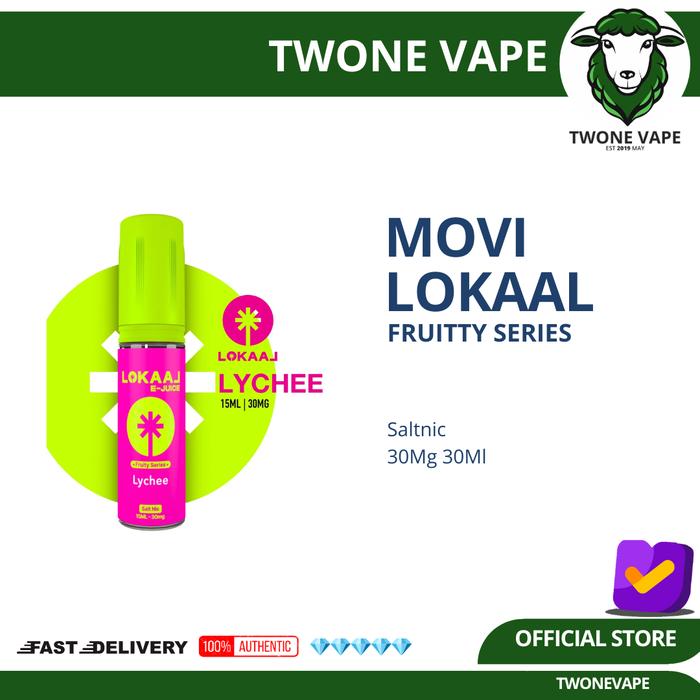 Gambar MOVI Lokaal Fruity Series Salt Nic 15ML by Lokaal Rise / Lokal Juice - LYCHEE 15ML dari Twoneofficial undefined Tokopedia