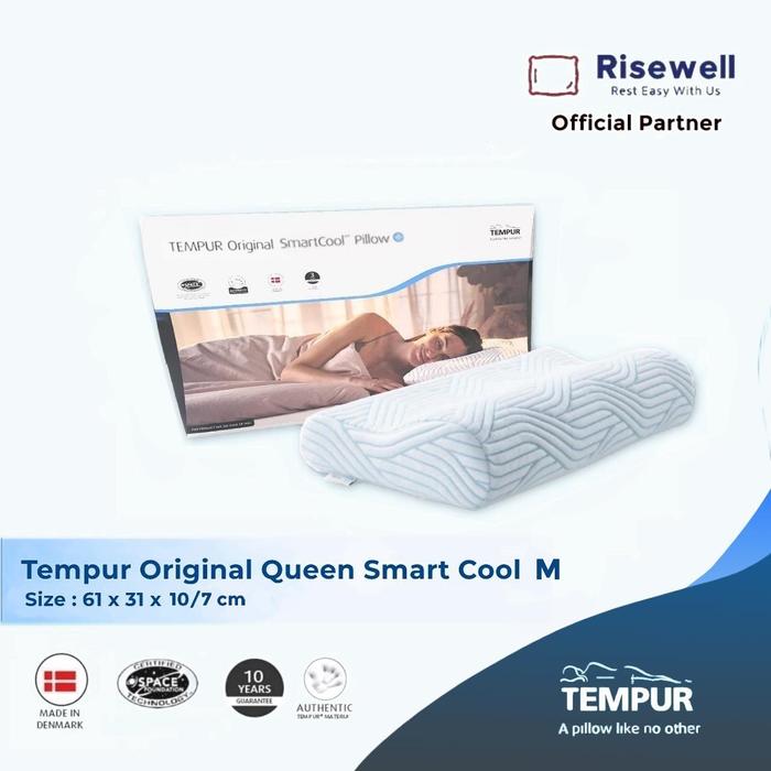 Gambar Bantal Tempur Original Queen with Smart Cool - Size M dari Risewell undefined Tokopedia