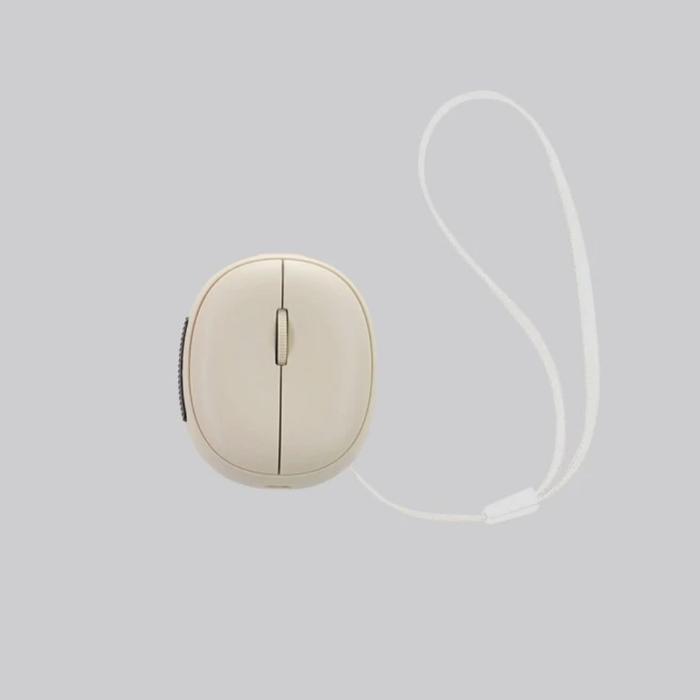 Gambar Rexus PICO PM100 Wireless Bluetooth Mouse with Laser Pointer , Rechargeable Battery 150 mAh, Dual Connection Wireless 2.4 GHz + Bluetooth , any surface with laser sensor , Mouse Tanpa Kabel Pocket Size Simple Mini Lucu Baterai Hitam - Beige  dari Click & Go Tokopedia undefined Tokopedia