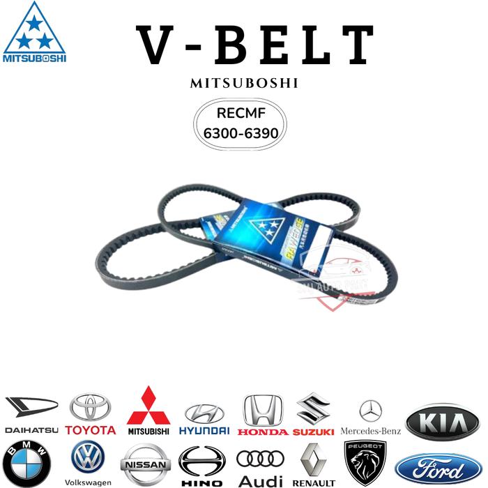 Gambar V-BELT/FANBELT/TALI KIPAS/BELTING RECMF 6300 RECMF 6305 RECMF 6310 RECMF 6315 RECMF 6320 RECMF 6325 RECMF 6330 RECMF 6335 RECMF 6340 RECMF 6345 RECMF 6350 RECMF 6355 RECMF 6360 RECMF 6365 RECMF 6370 RECMF 6375 RECMF 6380 RECMF 6385 RECMF 6390 MITSUBOSHI - RECMF 6385 dari SMJ AUTOPART undefined Tokopedia