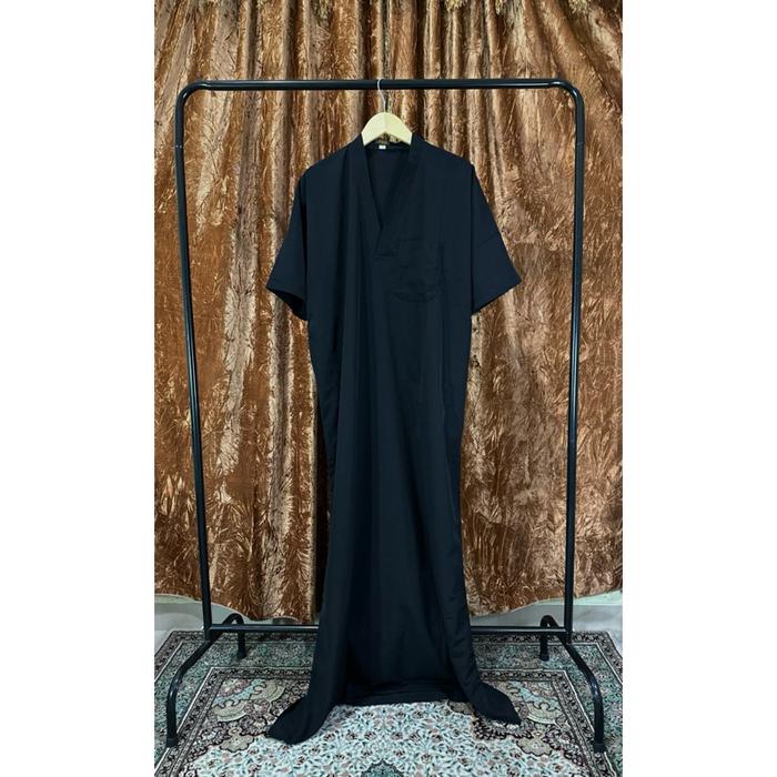 Gambar PLS - Baju Jubah Gamis Sultan Pria Santai Lengan Pendek Saudi Maroko - HTP, 60 dari Osmanly undefined Tokopedia