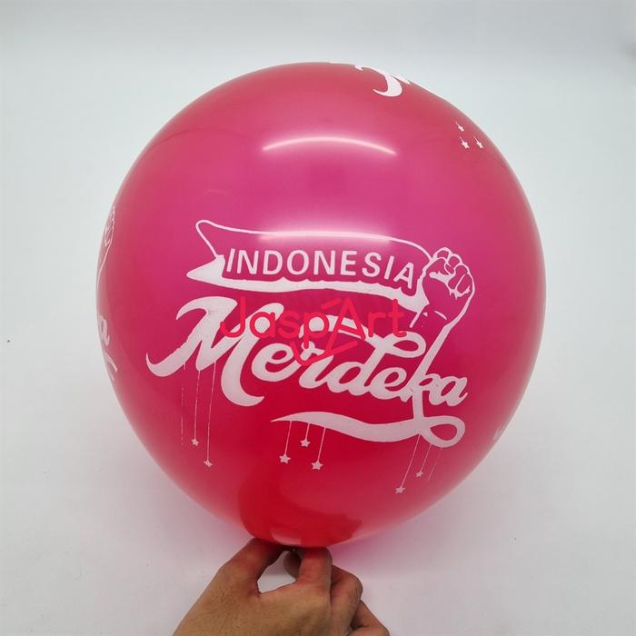 Gambar BALON FOIL DEKORASI HUT RI BALON AGUSTUSAN KEMERDEKAAN DIRGAHAYU RI BALON FOIL - merdeka merah dari Jaspart undefined Tokopedia