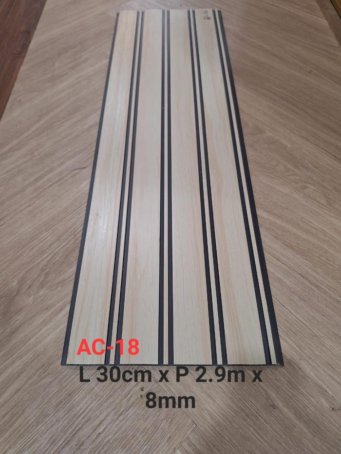 Gambar PANEL PVC / WALLPANEL PVC 30cm x 2,9m x 8mm - AC - 18 dari Sukses Jaya Interior 2 undefined Tokopedia