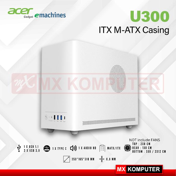 Gambar Casing Acer U300 ITX M-ATX Case eMachines U 300 - Putih dari MXKomputer_NEW undefined Tokopedia