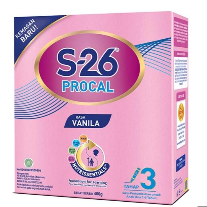 Gambar Wyeth S-26 PROCAL 3 Susu Pertumbuhan Vanila 400 g dari BIGsmart Official undefined Tokopedia