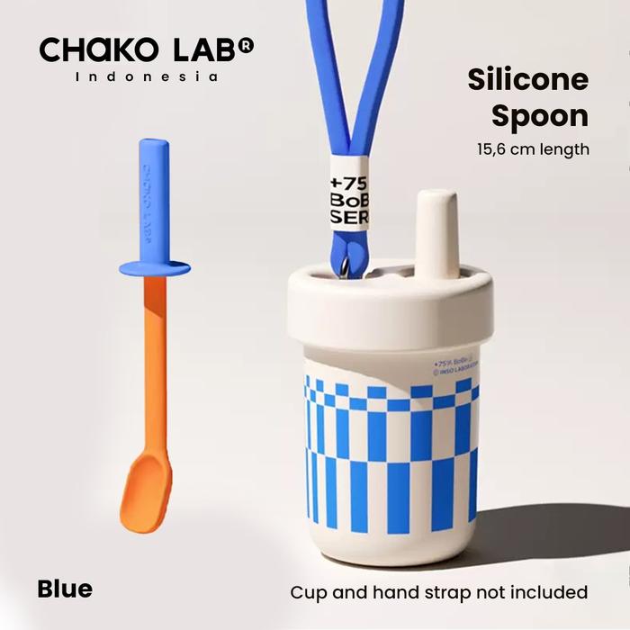 Gambar CHAKOLAB Bobo Cup SUS316L Insulated (Ceramic Coating) 485ML - Spoon Blue dari Chakolab Indonesia undefined Tokopedia
