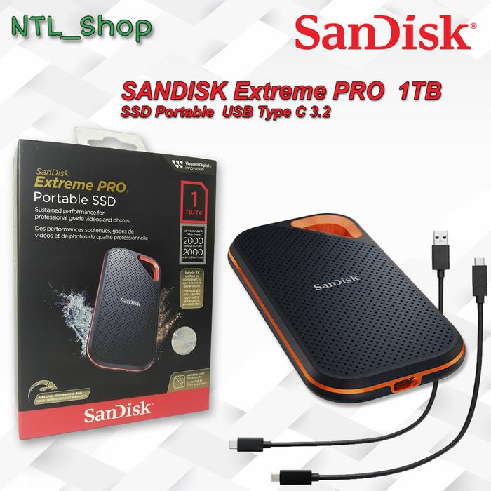 Extreme Pro Ssd Extern Sandisk SanDisk SSD V2 2TB Extreme PRO Portable