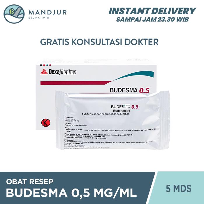 Gambar Budesma 0.5 mg/ml 5 Containers Monodose / Obat Asma Bronkial dari Apotekmandjurofficial undefined Tokopedia