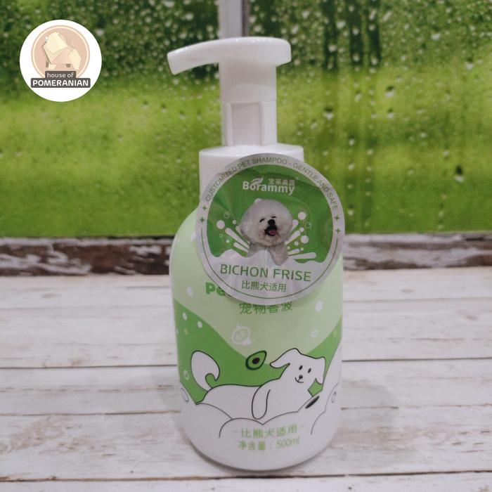 Gambar shampo anjing pomeranian poodle bichon 500ml all colour Borammy dog shampoo - bichon dari House Of Pomeranian undefined Tokopedia