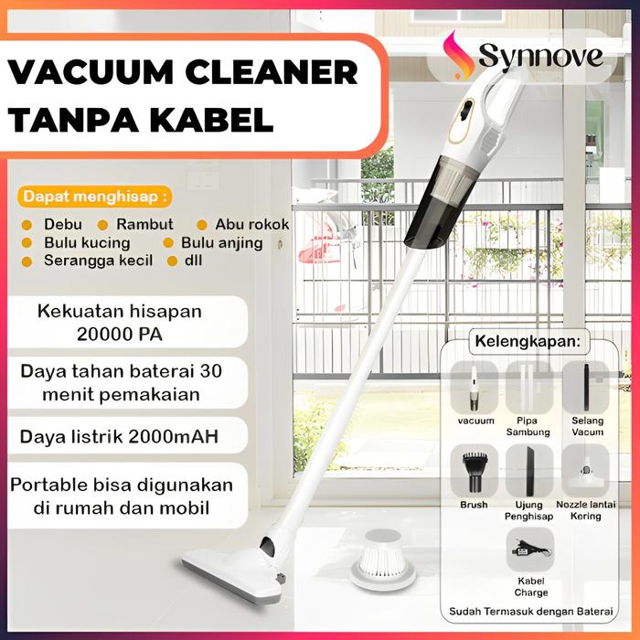 Gambar Vacuum Cleaner Portable 7 In 1 Handheld Penyedot Debu Vakum Cleaner Debu Multifungsi - Vakum  dari Synnove Indonesia undefined Tokopedia